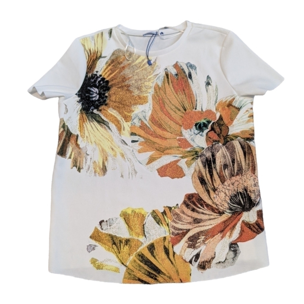 🌲🌲🌲flash sale✨ Zara Basic floral top size S